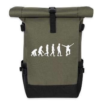 Evolution Skater - Rolltop Rucksack - Olive/Schwarz - Vorne