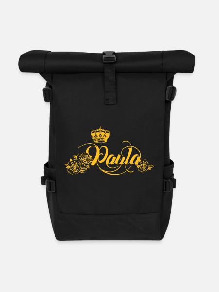 Paula - Rolltop Rucksack - Schwarz