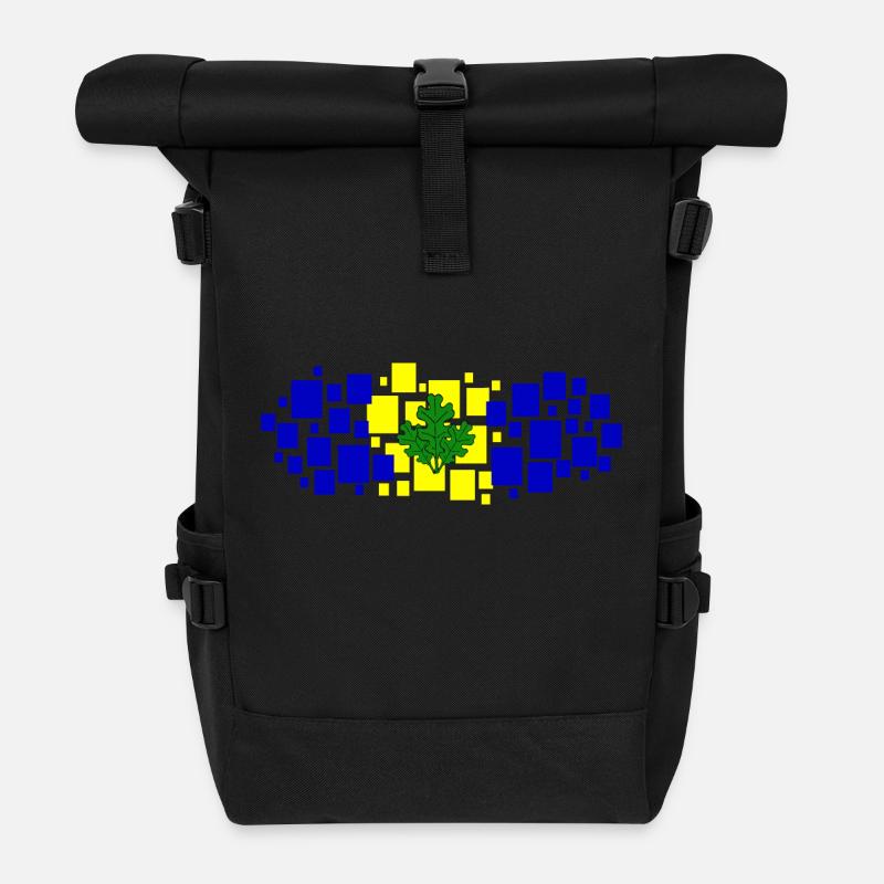 FB - Fener - Istanbul - Rolltop Rucksack - Schwarz