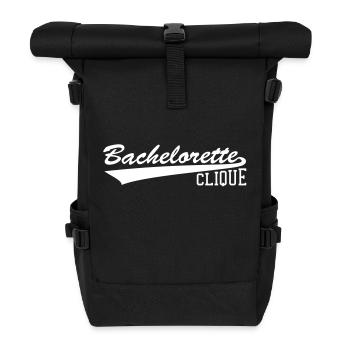 Bachelorette Party - Rolltop Rucksack - Schwarz - Vorne