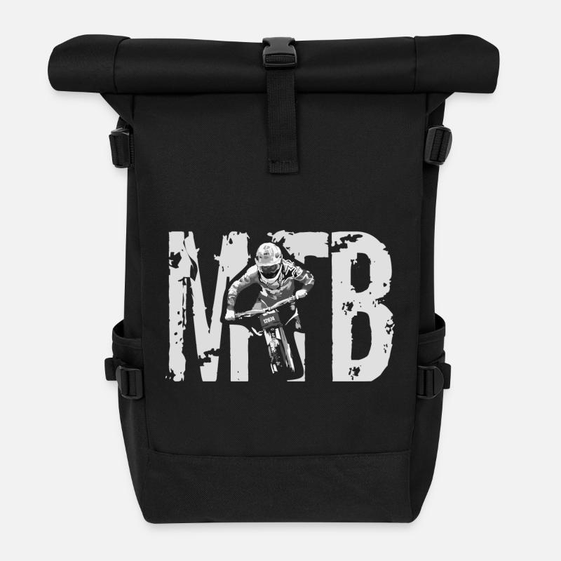 Mtb - Rolltop Rucksack - Schwarz