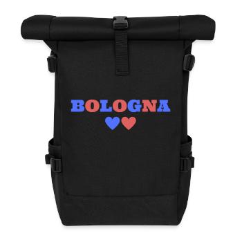 Bologna Italy - Roll Top Backpack - black - Front