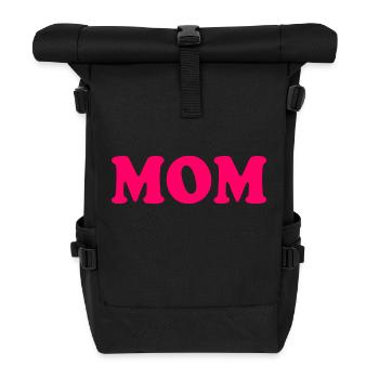 Mom - Rolltop Rucksack - Schwarz - Vorne