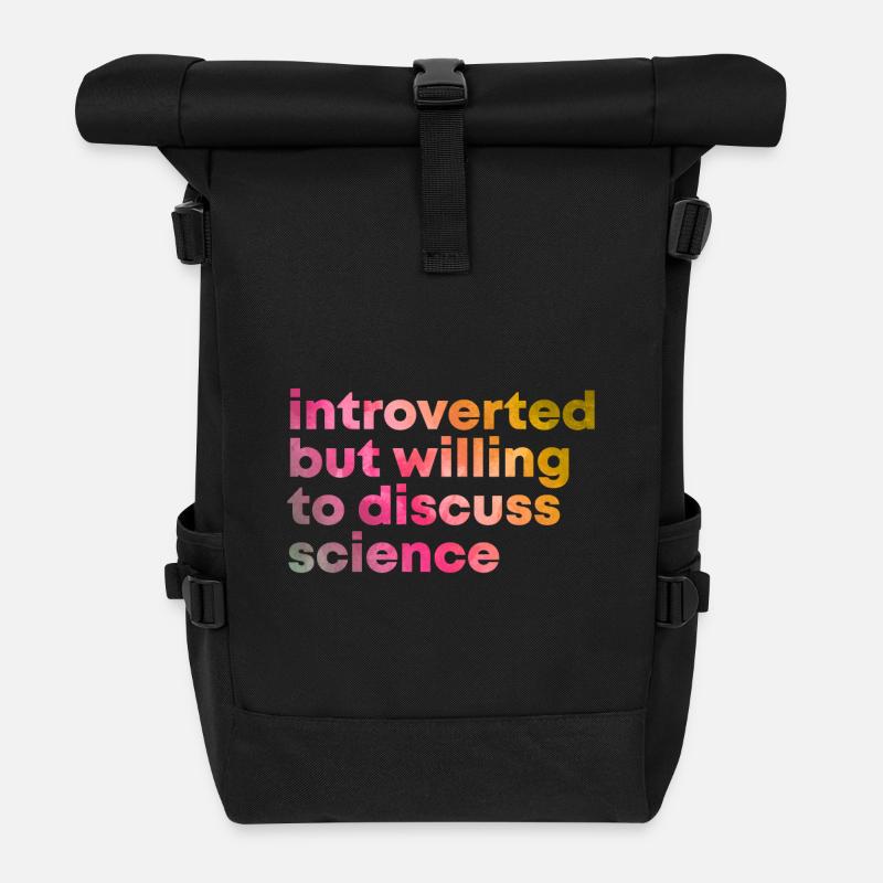 science - Sac à dos roll top - noir