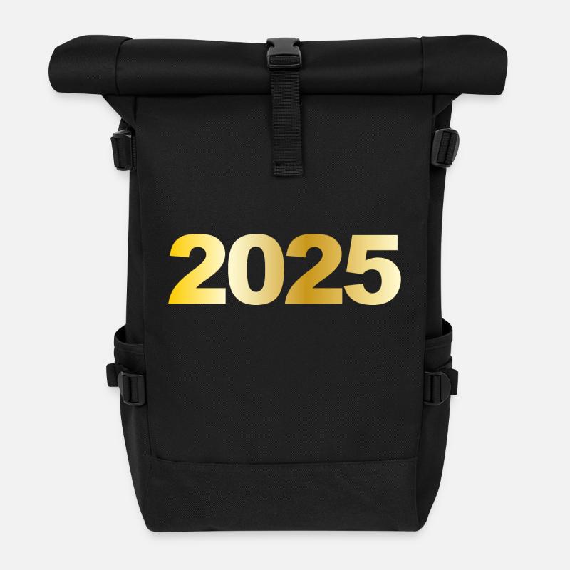 Cadeau Vintage 2025 - Sac à dos roll top - noir