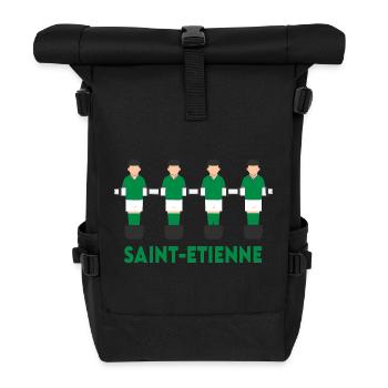 Saint-Etienne - Sac à dos roll top - noir - Devant