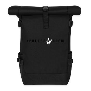 Polter Crew Polterabend - Rolltop Rucksack - Schwarz - Vorne