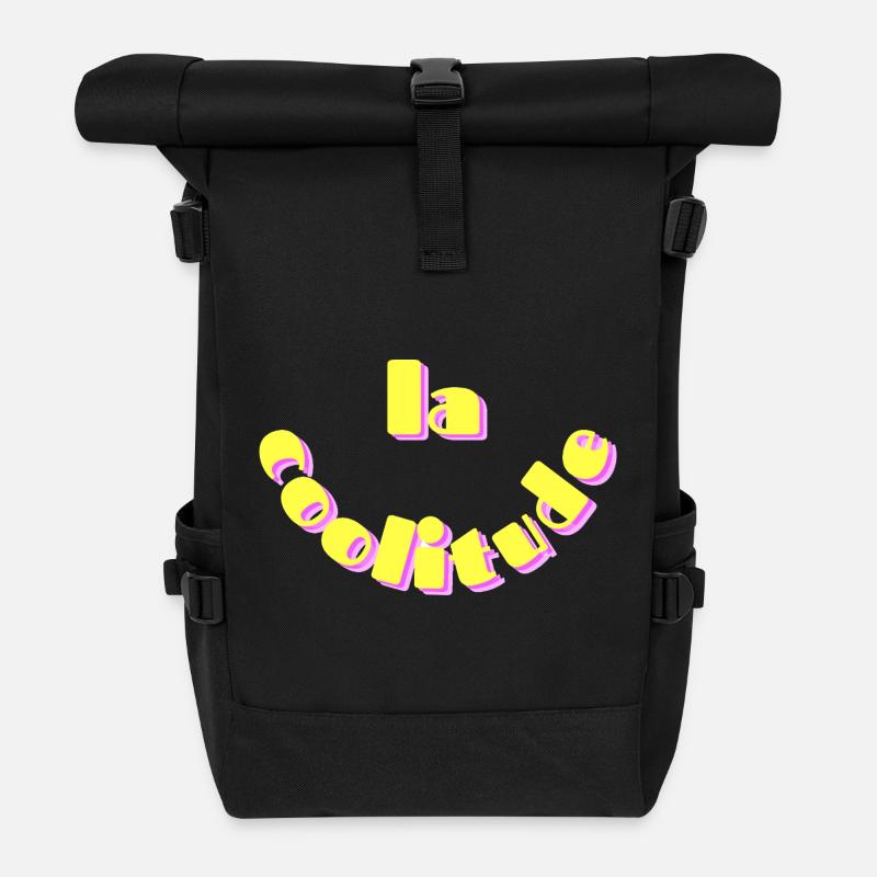 Coolness - Rolltop Rucksack - Schwarz