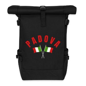 Padoue a franchi les drapeaux italiens - Sac à dos roll top - noir - Devant