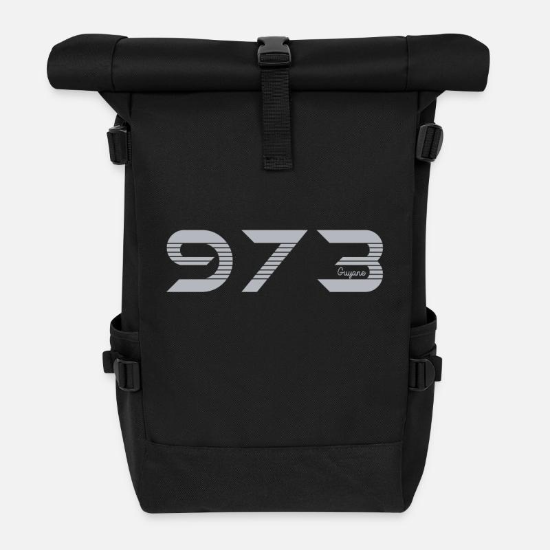 Guyane 973 - Sac à dos roll top - noir