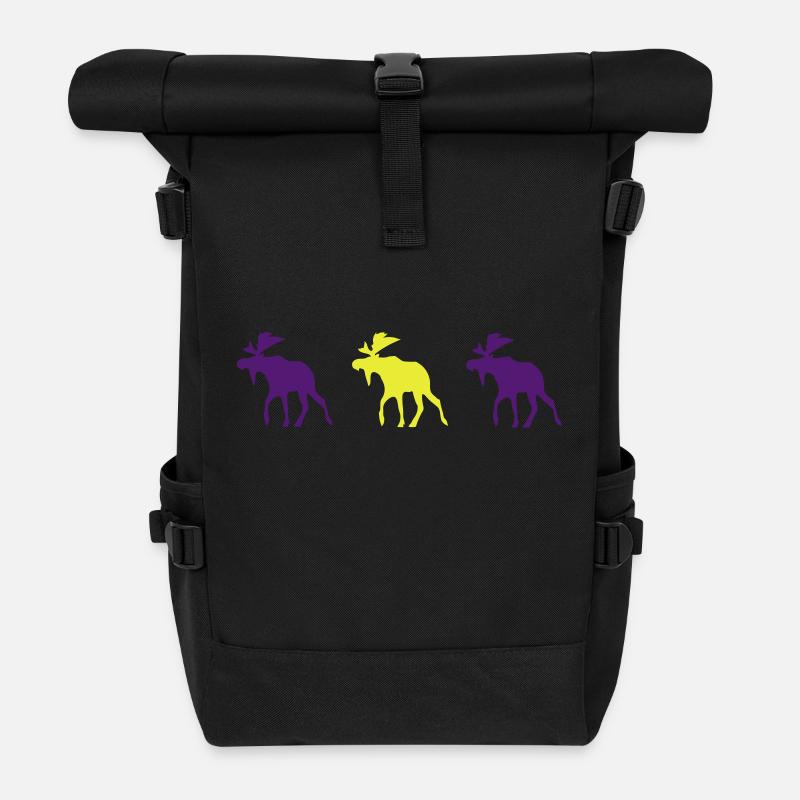 orignal suède - Sac à dos roll top - noir