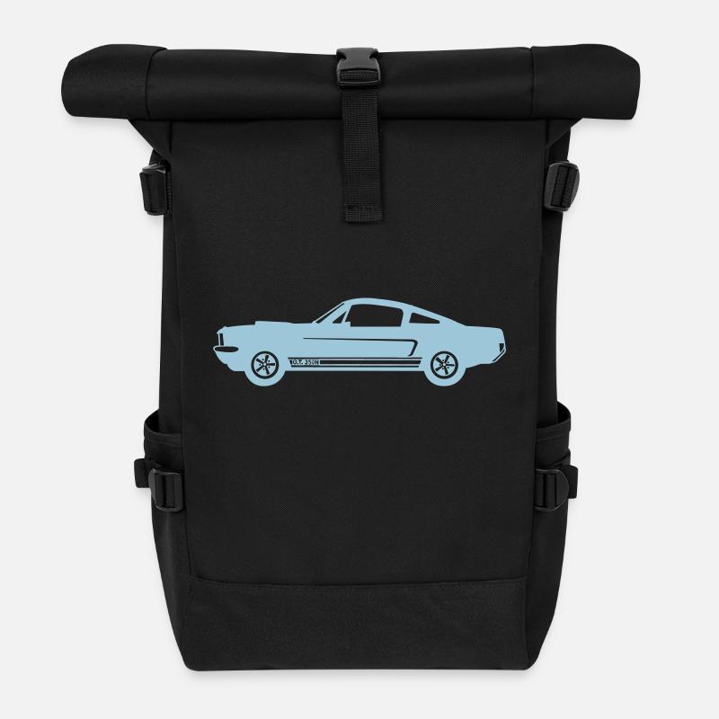 gt350 - Sac à dos roll top - noir