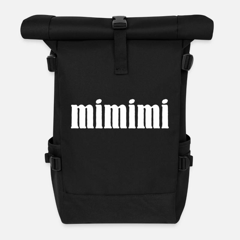 mimimi - Rolltop Rucksack - Schwarz
