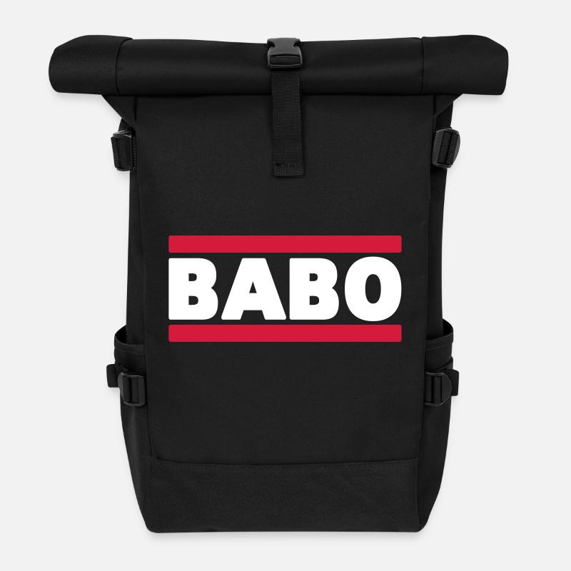 Babo - Rolltop Rucksack - Schwarz