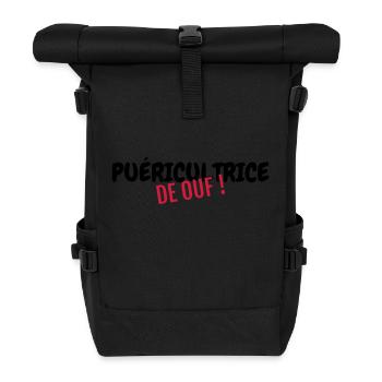Nursery Nurse Kinderpflegerin Puéricultrice Baby - Roll Top Backpack - black - Front