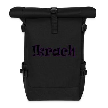 Krach - Rolltop Rucksack - Schwarz - Vorne