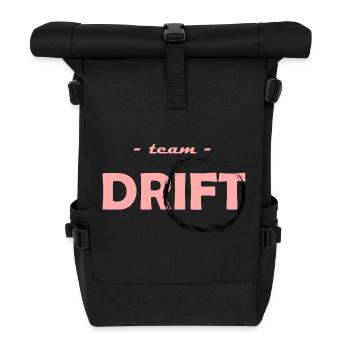 team drift rose - Sac à dos roll top - noir - Devant