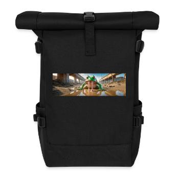 grenouille bave visqueuse géante montée du monstre mutant - Sac à dos roll top - noir - Devant