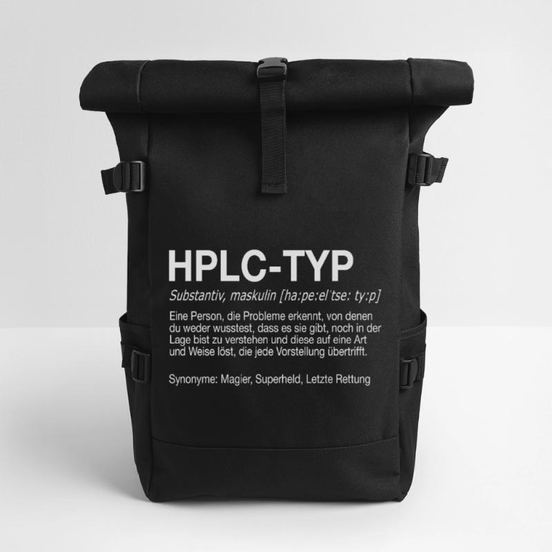 High Performance Liquid Chromatography HPLC Typ Rolltop Rucksack