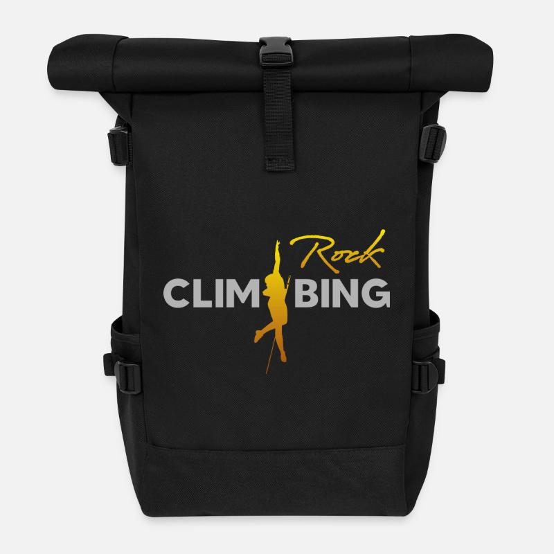 FELSKLETTERN - Rolltop Rucksack - Schwarz