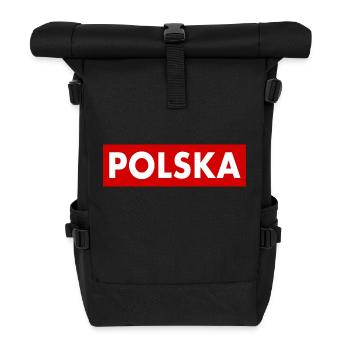 Polen - Rolltop Rucksack - Schwarz - Vorne