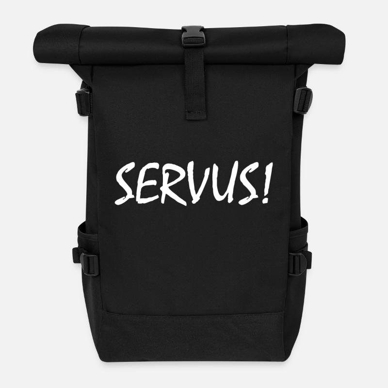 Servus - Rolltop Rucksack - Schwarz