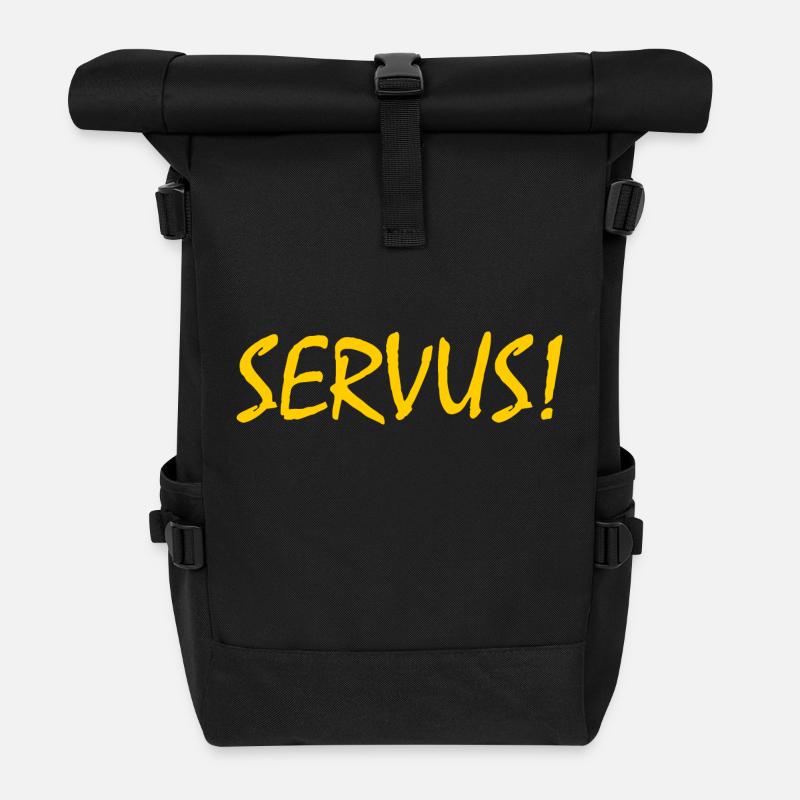 Servus - Rolltop Rucksack - Schwarz