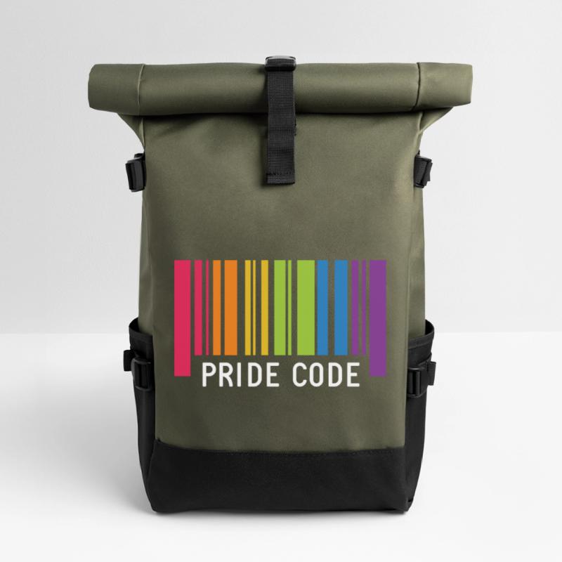 LGBT Pride Monat - Pride Code Rolltop Rucksack