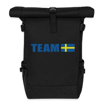 Support-Team Schweden - Rolltop Rucksack - Schwarz - Vorne