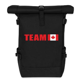 Support-Team Kanada - Rolltop Rucksack - Schwarz - Vorne