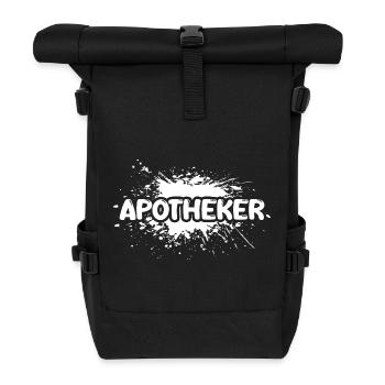 Job Apotheker - Rolltop Rucksack - Schwarz - Vorne