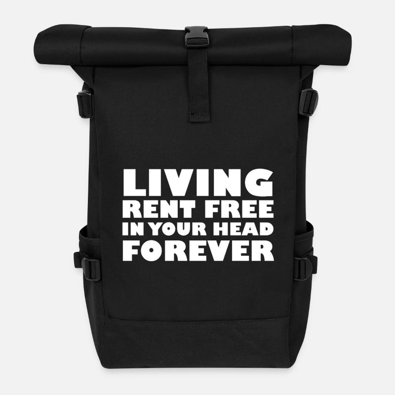 KOSTENLOS MIETEN - Rolltop Rucksack - Schwarz