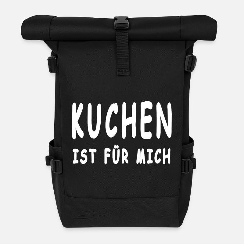 Kuchen - Rolltop Rucksack - Schwarz