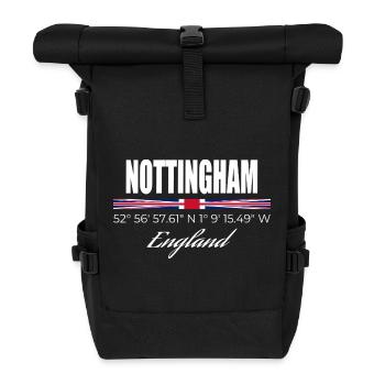 Nottingham - Roll Top Backpack - black - Front