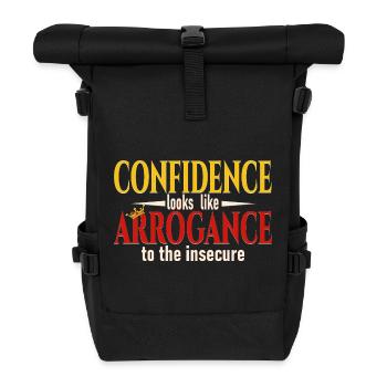 Confidence - Roll Top Backpack - black - Front