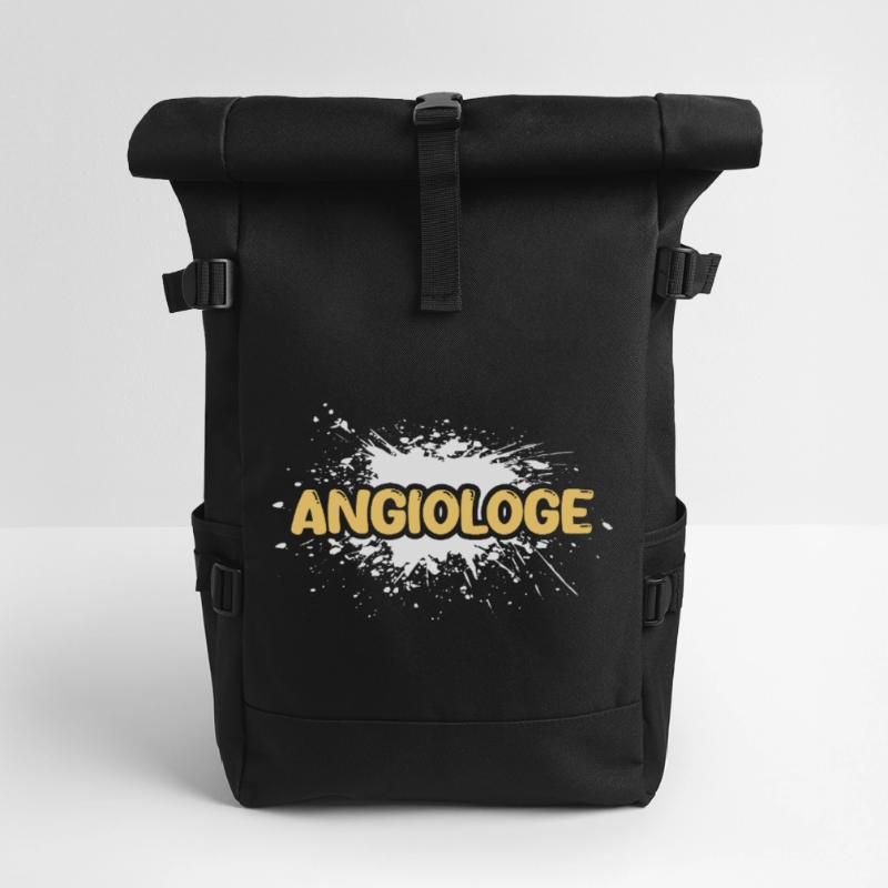 Angiologist as a task Roll Top Backpack