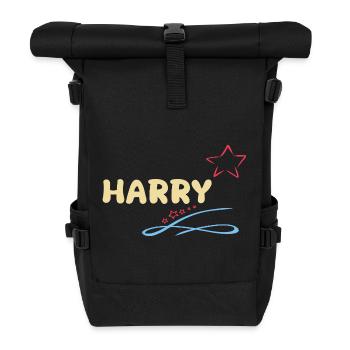 Star Harry - Roll Top Backpack - black - Front