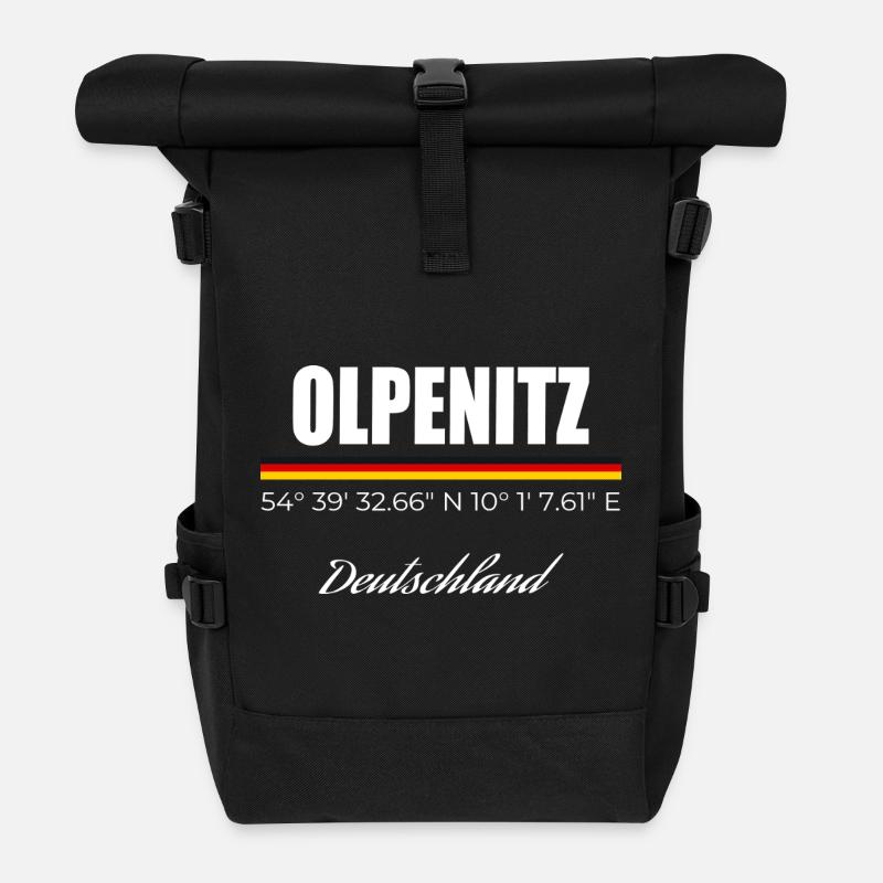 Olpenitz - Rolltop Rucksack - Schwarz