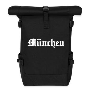 München Muenchen - Rolltop Rucksack - Schwarz - Vorne