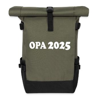Opa 2025 - Rolltop Rucksack - Olive/Schwarz - Vorne