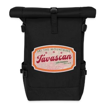 Tavascan Spain Alpine Label - Roll Top Backpack - black - Front