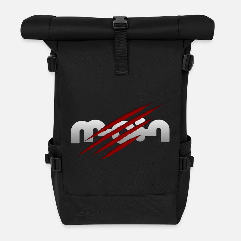 Moin - Rolltop Rucksack - Schwarz