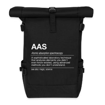 Analyse AAS Analyse par spectrométrie d’absorption atomique - Sac à dos roll top - noir - Devant