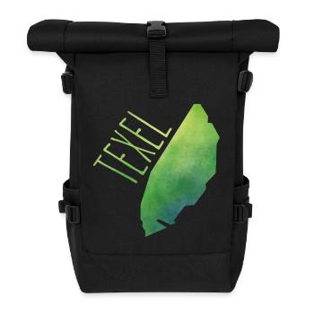 Texel - Rolltop Rucksack - Schwarz - Vorne