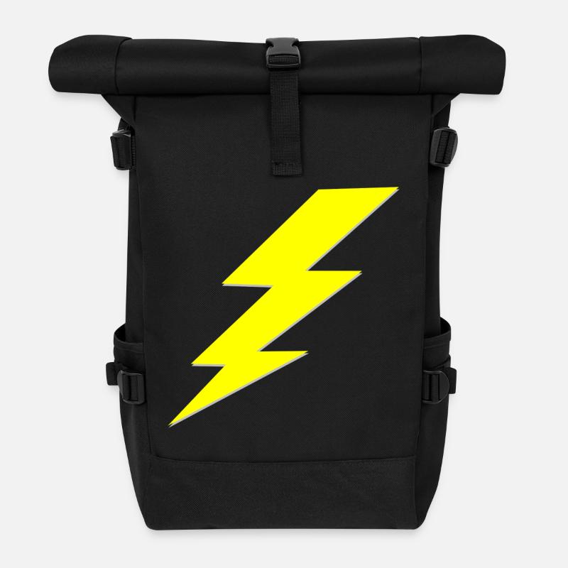 Blitz - Rolltop Rucksack - Schwarz