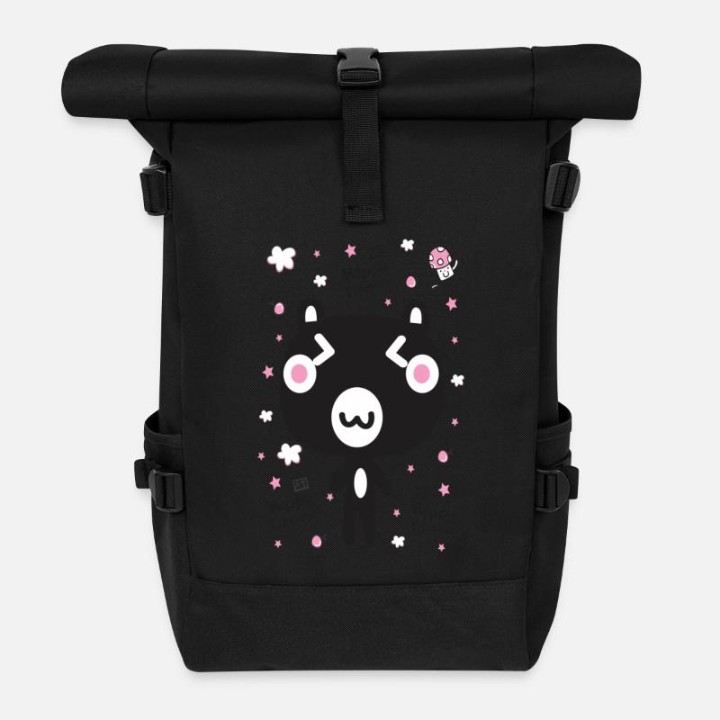 Happy tininess - Rolltop Rucksack - Schwarz