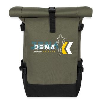 Jena Active Lauf - Rolltop Rucksack - Olive/Schwarz - Vorne