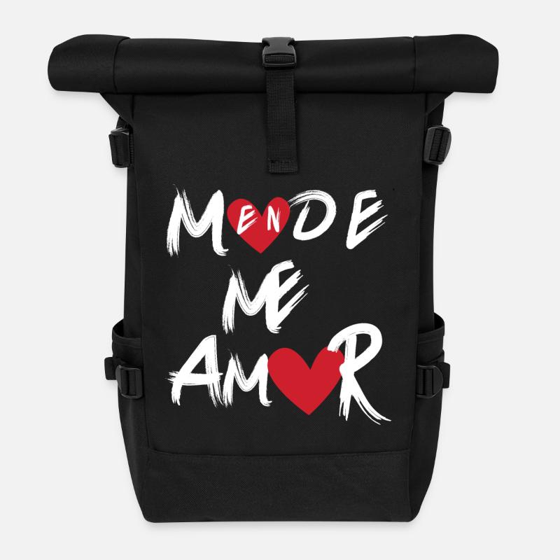 En Mode Me Amor : Design Blc - Sac à dos roll top - noir