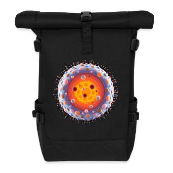 Nuclear Fusion 003 - Roll Top Backpack - black - Front