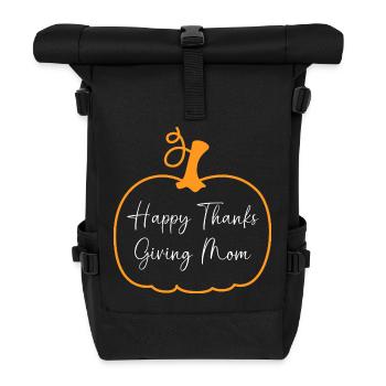 Thanksgiving Maman Maman Maman Grand-mère - Sac à dos roll top - noir - Devant